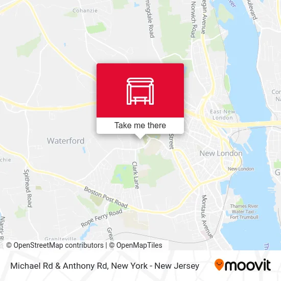 Michael Rd & Anthony Rd map