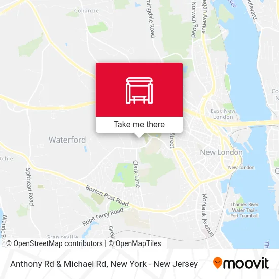 Anthony Rd & Michael Rd map