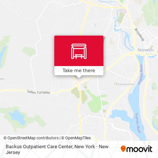 Backus Outpatient Care Center map