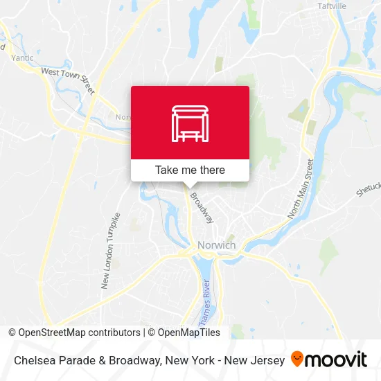 Mapa de Chelsea Parade & Broadway