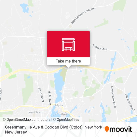 Greenmanville Ave & Coogan Blvd (Ctdot) map