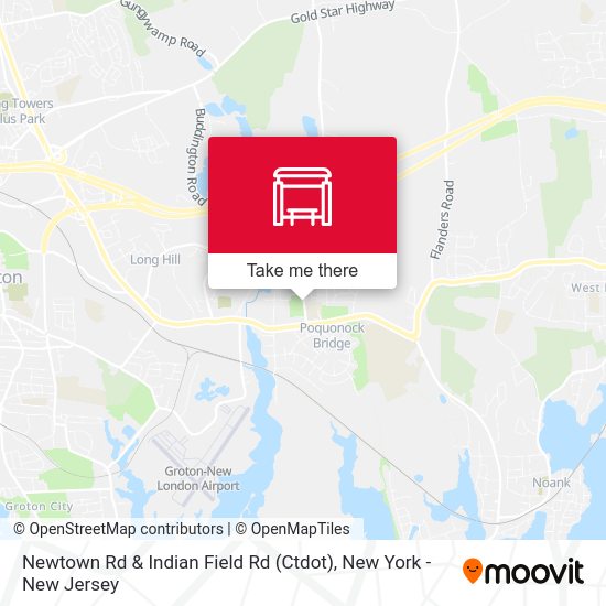 Newtown Rd & Indian Field Rd (Ctdot) map