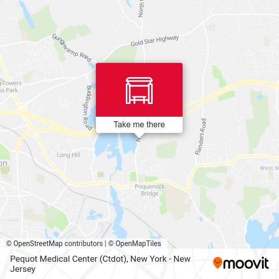 Mapa de Pequot Medical Center (Ctdot)