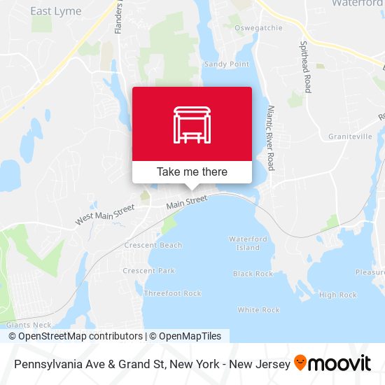 Mapa de Pennsylvania Ave & Grand St