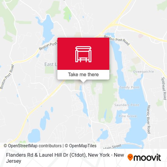 Mapa de Flanders Rd & Laurel Hill Dr (Ctdot)