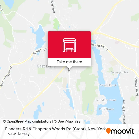 Flanders Rd & Chapman Woods Rd (Ctdot) map