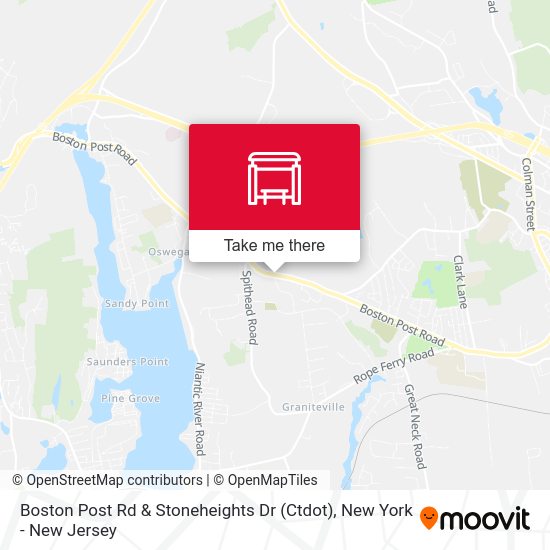 Mapa de Boston Post Rd & Stoneheights Dr (Ctdot)