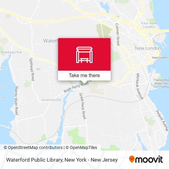 Mapa de Waterford Public Library