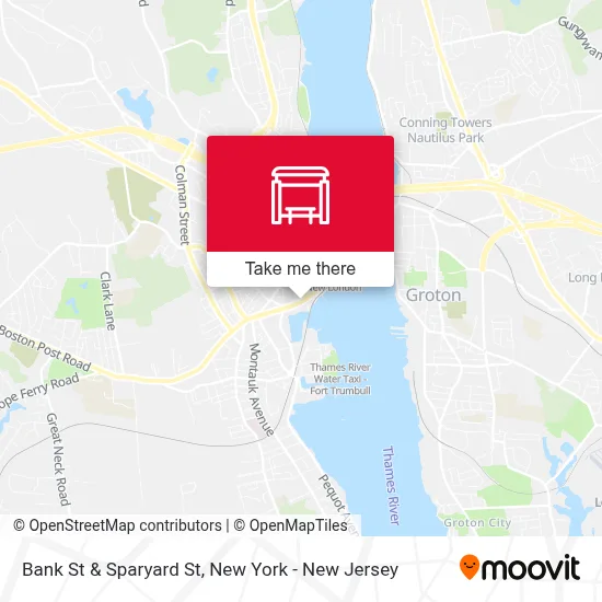 Bank St & Sparyard St map