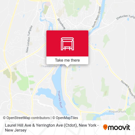 Mapa de Laurel Hill Ave & Yerrington Ave (Ctdot)