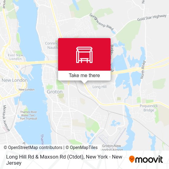 Mapa de Long Hill Rd & Maxson Rd (Ctdot)