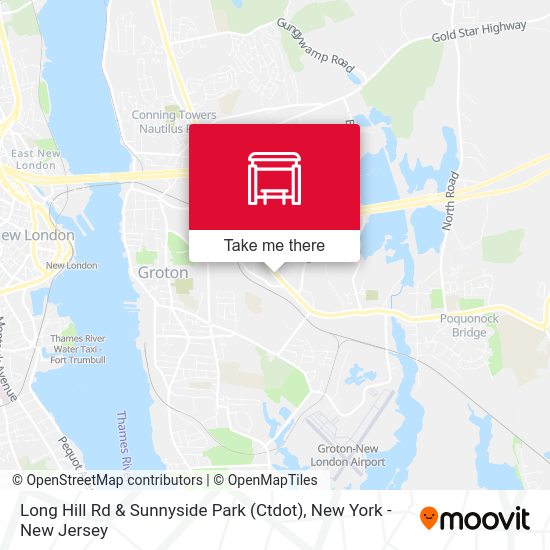 Long Hill Rd & Sunnyside Park (Ctdot) map