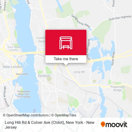 Long Hill Rd & Colver Ave (Ctdot) map