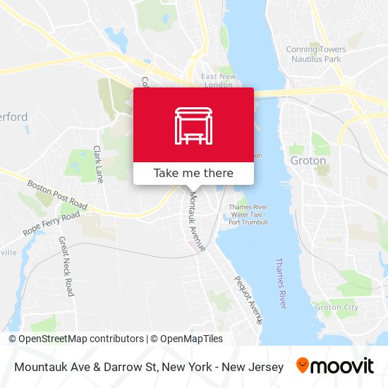 Mapa de Mountauk Ave & Darrow St
