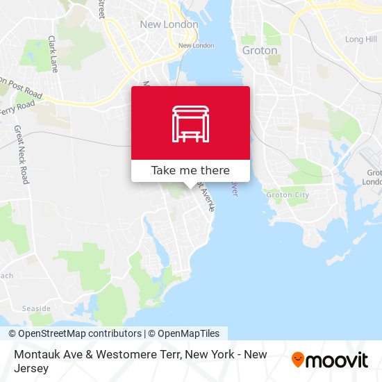 Montauk Ave & Westomere Terr map