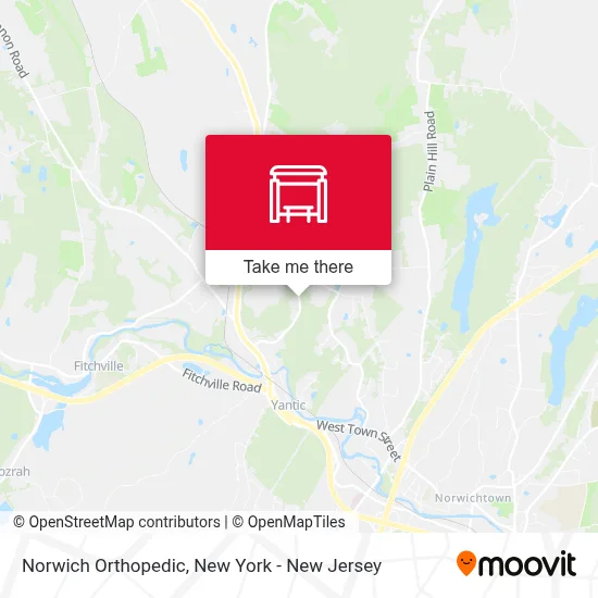 Norwich Orthopedic map