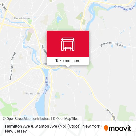 Mapa de Hamilton Ave & Stanton Ave (Nb) (Ctdot)