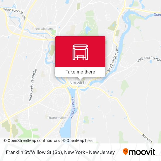 Mapa de Franklin St/Willow St (Sb)