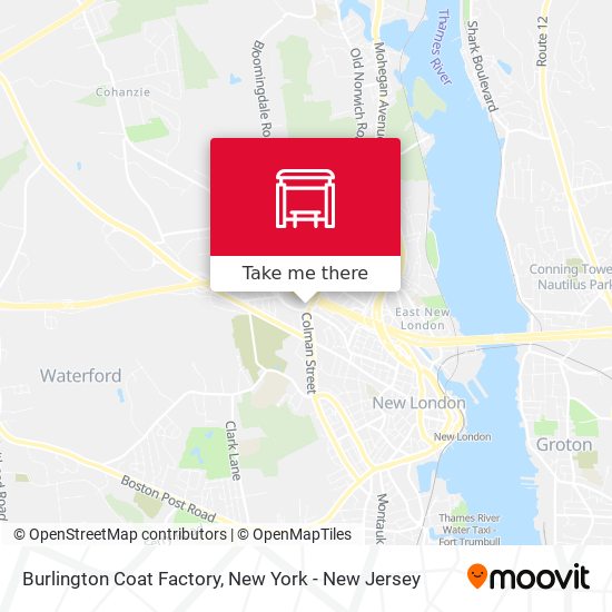 Burlington Coat Factory map