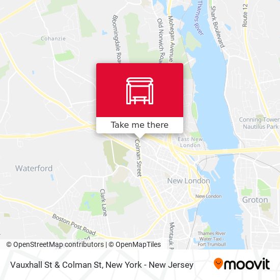 Mapa de Vauxhall St & Colman St