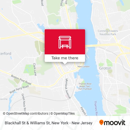 Mapa de Blackhall St & Williams St