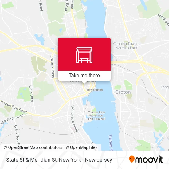 State St & Meridian St map