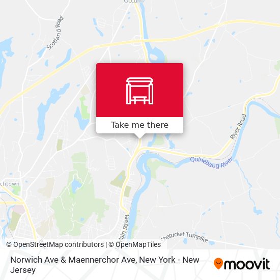 Norwich Ave & Maennerchor Ave map