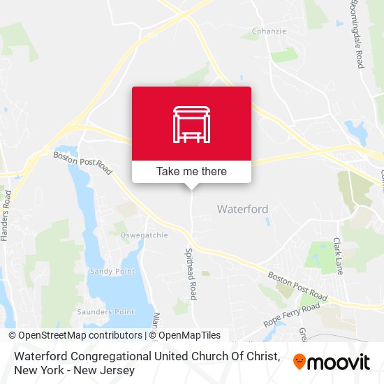 Mapa de Waterford Congregational United Church Of Christ
