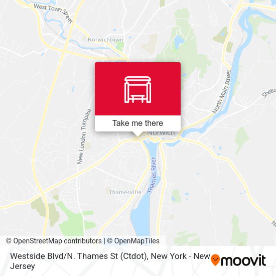 Westside Blvd / N. Thames St (Ctdot) map