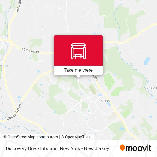 Discovery Drive Inbound map