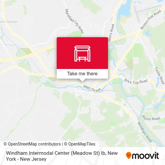 Windham Intermodal Center (Meadow St) Ib map