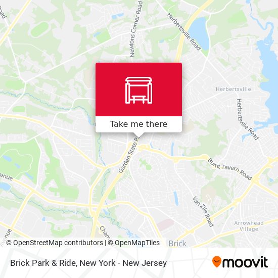 Mapa de Brick Park & Ride