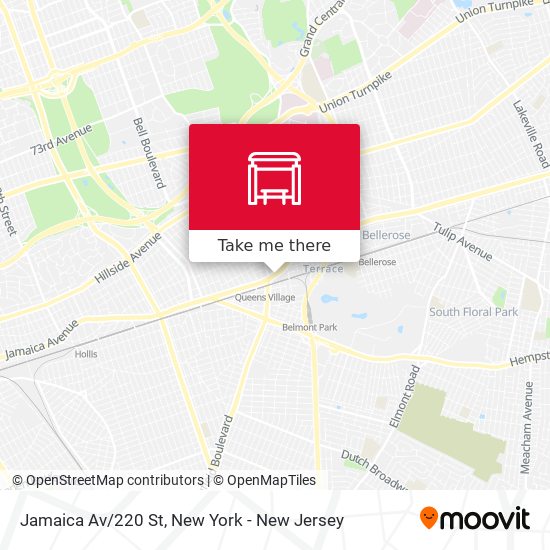 Mapa de Jamaica Av/220 St