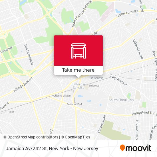 Mapa de Jamaica Av/242 St