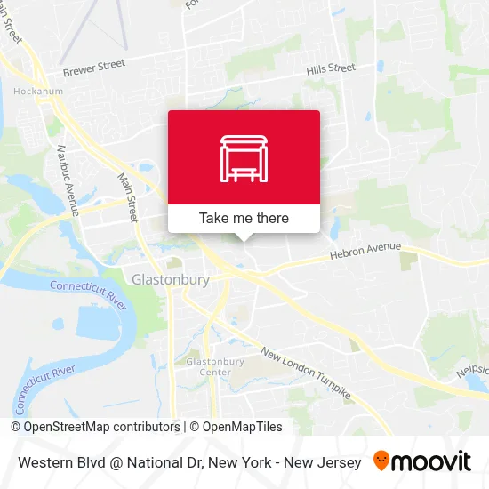 Western Blvd @ National Dr map