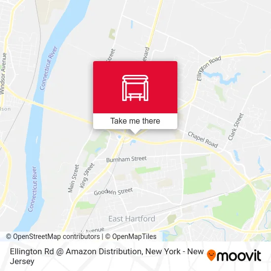 Ellington Rd @ Amazon Distribution map