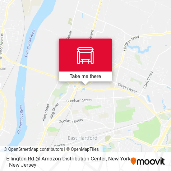 Ellington Rd @ Amazon Distribution Center map