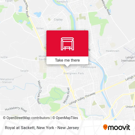 Royal at Sackett map