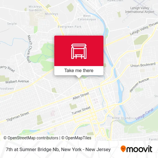 7th at Sumner Bridge Nb map