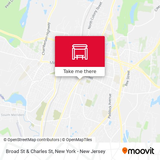 Mapa de Broad St & Charles St
