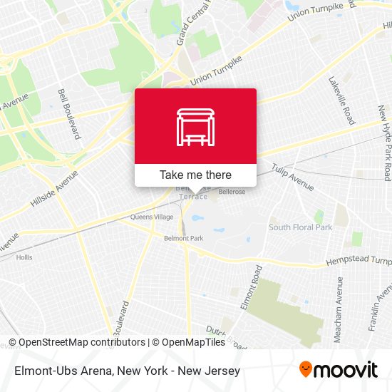 Elmont-Ubs Arena map