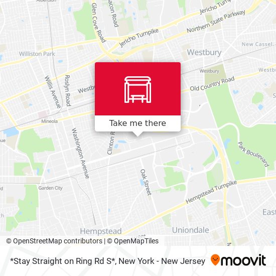 *Stay Straight on Ring Rd S* map