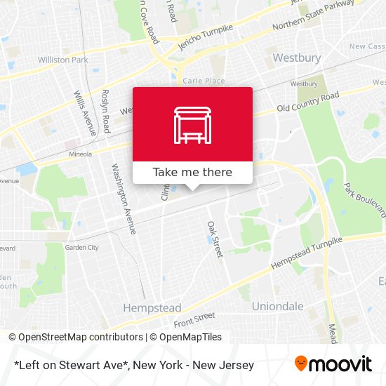 Mapa de *Left on Stewart Ave*