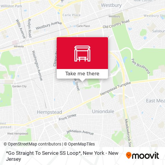 *Go Straight To Service SS Loop* map