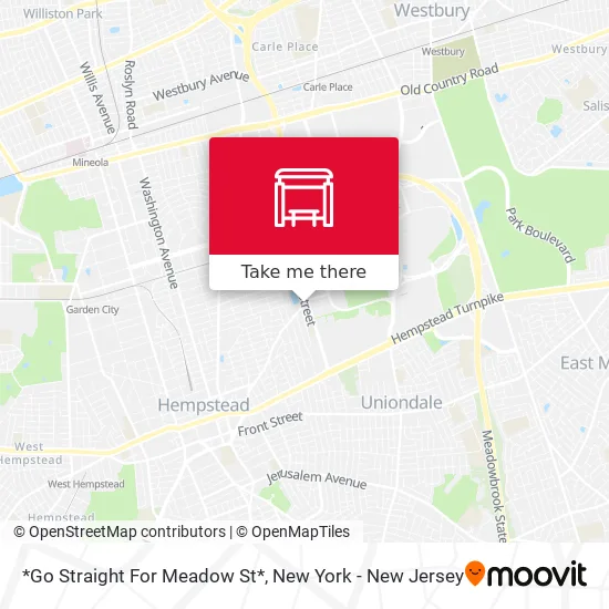 *Go Straight For Meadow St* map