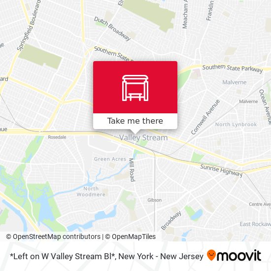 *Left on W Valley Stream Bl* map
