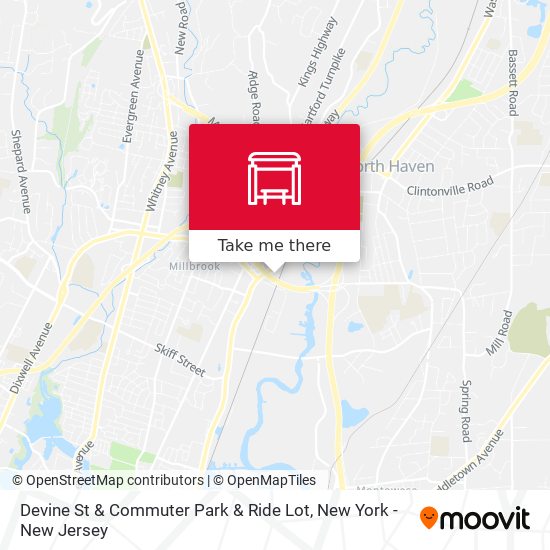 Devine St & Commuter Park & Ride Lot map