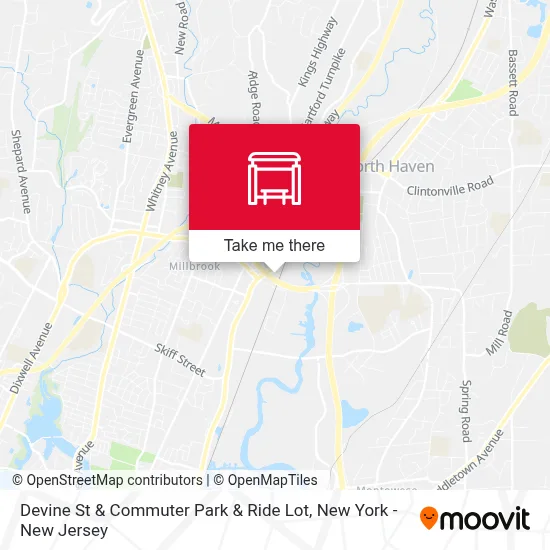 Devine St & Commuter Park & Ride Lot map