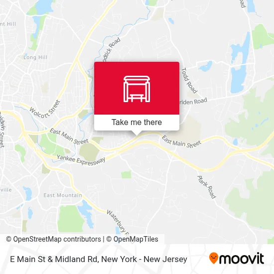 E Main St & Midland Rd map