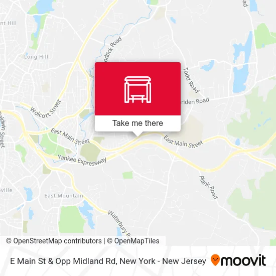 E Main St & Opp Midland Rd map